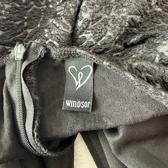 Windsor Strapless Rose Print Cocktail Dress Medium - Picture 5 of 6